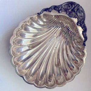 Silver shell bowl